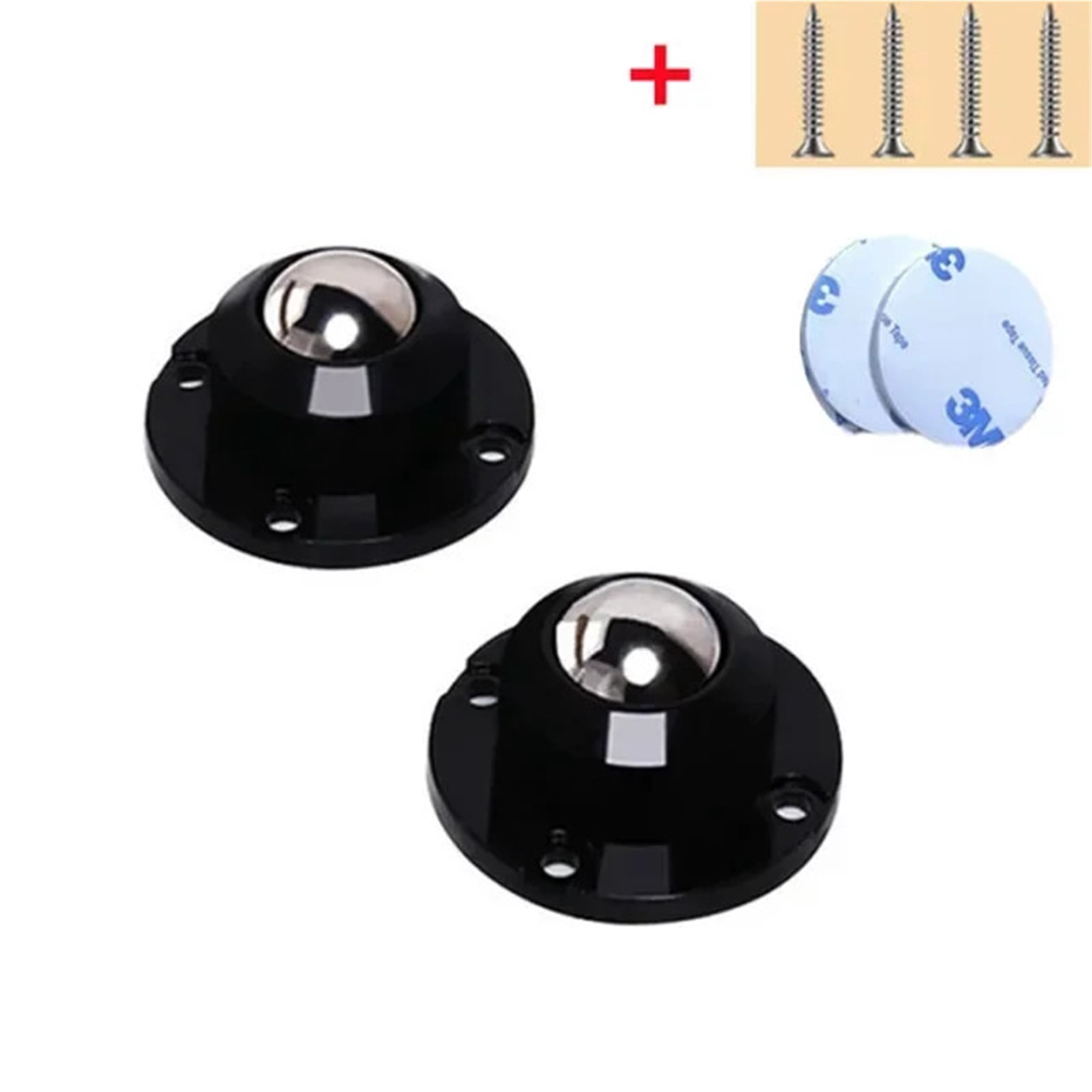 Furniture Casters Wheels Universal Wheel 360° Rotation Stainless Steel ...
