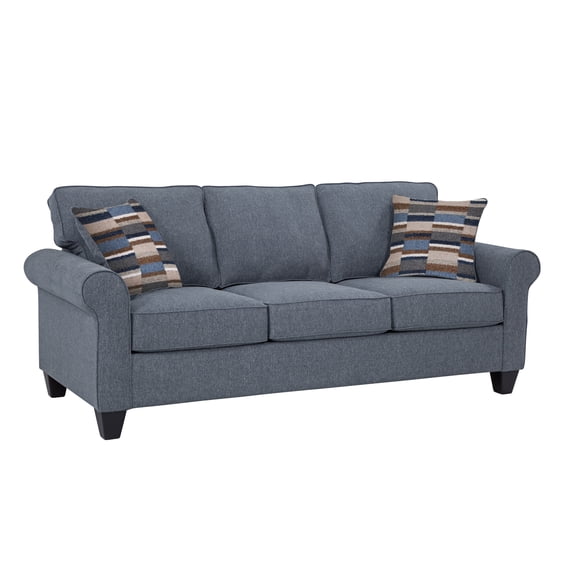 Furniture Classics Eureka Rolled Arm Sofa with Two Pillows
