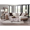 thumbnail image 1 of Furniture Classics Model 08CTA-A413V2 Square Arm Series Brown and White Zebra Upholstered Ottoman, 1 of 8