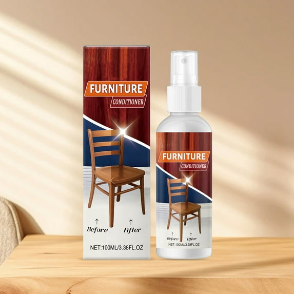 Furniture Cleaner, Wood Conditioner, Long-Lasting Wood Surface Brightener, Protective Furniture Treatment for Wooden Surfaces, Removes Dullness and Restores Shine