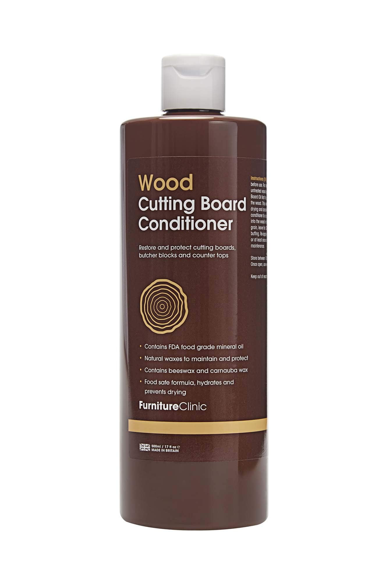 Furniture Clinic Cutting Board Conditioner Food Grade Mineral Oil to