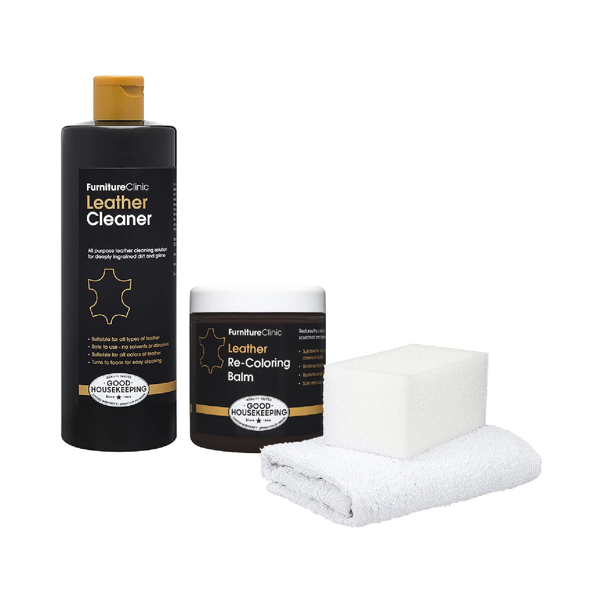 Furniture Clinic Leather Easy Restoration Kit | Includes Leather ...