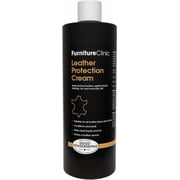 Furniture Clinic Leather Protection Cream | 2-in-1 Leather Conditioner & Waterproofing Protector for Furniture, Shoes, Car Seats & More | Prevent Stains While Nourishing | 17oz/ 500ml