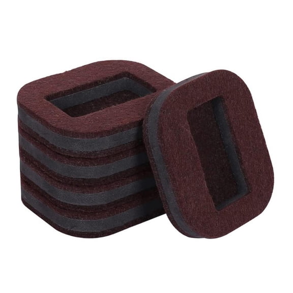 Furniture Coasters Felt Caster Cups, Bed Wheel Stoppers Chair Wheel Stoppers for Hardwood Floors, 5PCS Felt Bottom Wheel Coasters for Furniture