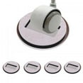 thumbnail image 1 of Furniture Coasters Felt Caster Cups, Bed Wheel Stoppers Chair Wheel Stoppers for Hardwood Floors, 5PCS Felt Bottom Wheel Coasters for Furniture, 1 of 6