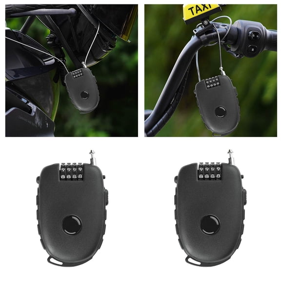 Furniture Combination Lock with Individual Number Code - 90 Cm Long Lightweight and Compact for Short Term Securing of Pushchairs