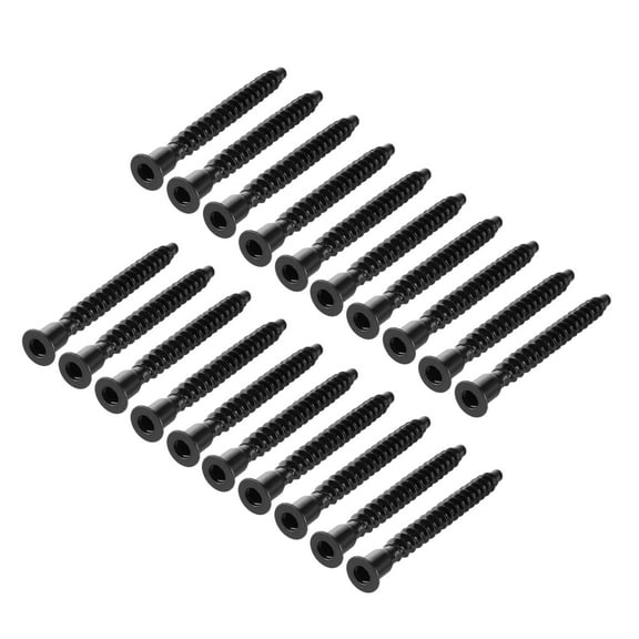 Furniture Confirmat Screw 7x69mm Hex Socket Powder Coated 20pcs