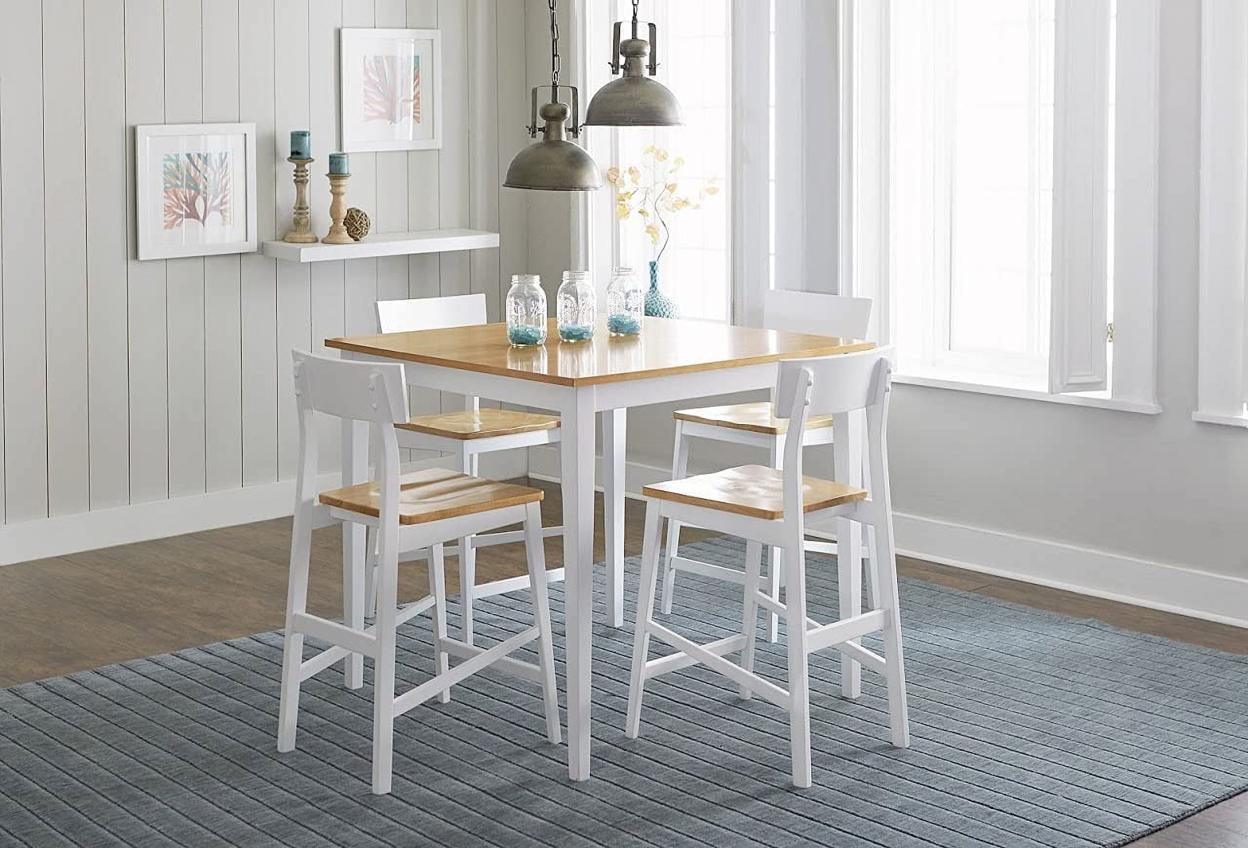Furniture Counter Table, Light Oak/White - Walmart.com