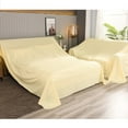 thumbnail image 1 of Furniture Cover Drop Cloth Bedspread Sofa Storage Covers, Polyester Rectangular Tablecloth Recliner Cover Protector Dust Cover, Washable-Beige-350x300cm(138x118in), 1 of 7