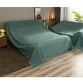 thumbnail image 1 of Furniture Cover Drop Cloth Bedspread Sofa Storage Covers, Polyester Rectangular Tablecloth Recliner Cover Protector Dust Cover, Washable-Dark green-240x300cm(94x118in), 1 of 7