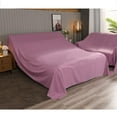 thumbnail image 1 of Furniture Cover Drop Cloth Bedspread Sofa Storage Covers, Polyester Rectangular Tablecloth Recliner Cover Protector Dust Cover, Washable-purple-240x500cm(94x197in), 1 of 7