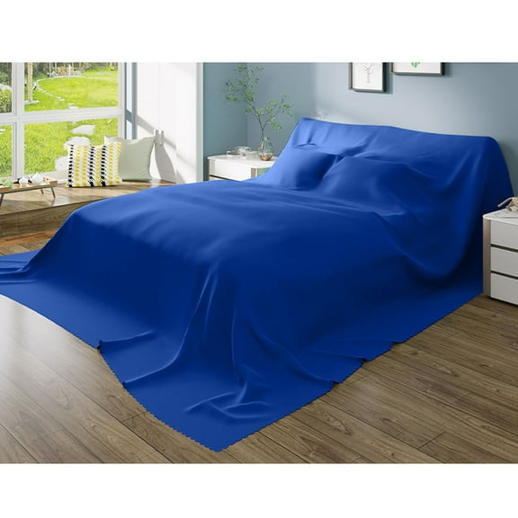 Furniture Cover Sectional Couch Covers Drop Cloths, Extra Large Bedspread Sofa Storage Covers Dust Cover For Outdoor Indoor Storage-Navy blue-350x450cm(137x177in)