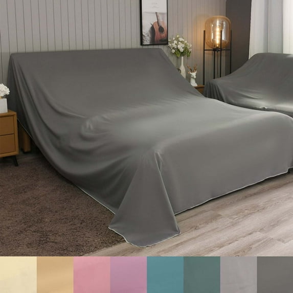 Furniture Cover Sofa Storage Covers Rectangular Protector Dust Cover, Washable-Dark gray-480x600cm(189x236in)