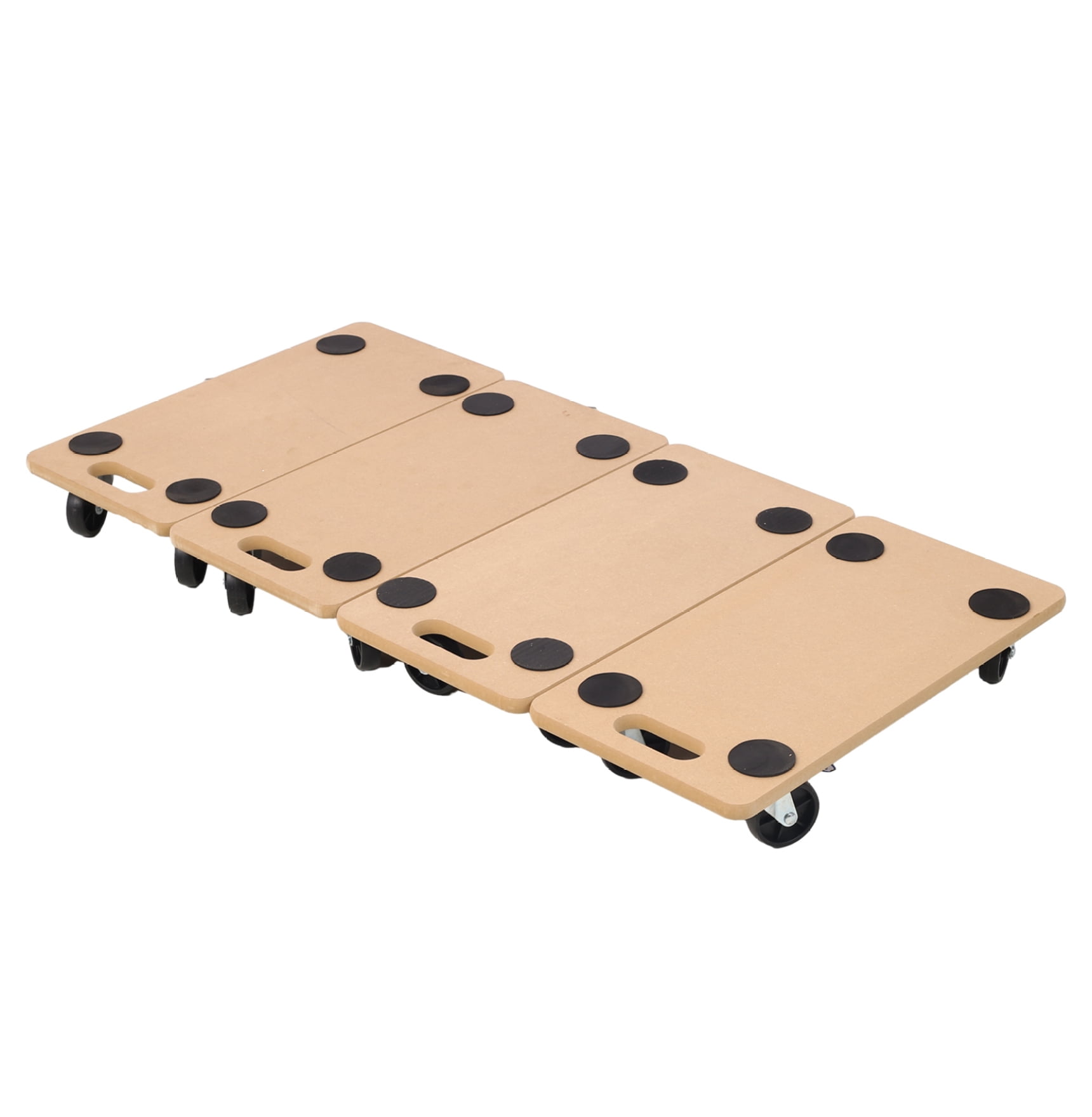Furniture Dolly 4 Pack - Heavy Duty Wood Mover with Wheels 500lbs Capacity