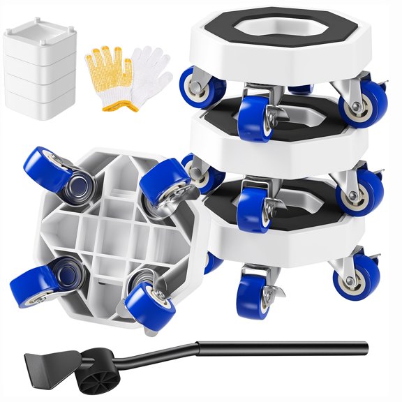 Furniture Dolly, Heavy Duty Furniture Movers with 360 Wheels, Furniture Sliders with Lift Mover Tool for Moving Appliance,Sofa,Mattresses,Heavy Objects Up to 1500 lbs