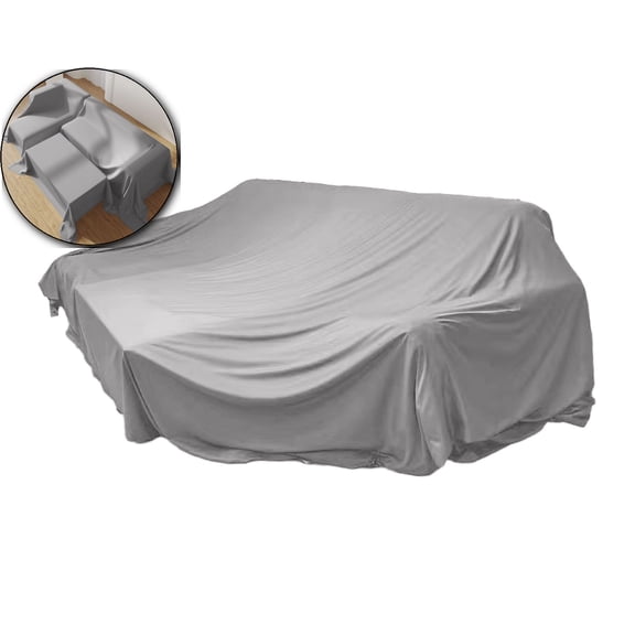 Furniture Dust Cover(78.7x94.4 in), Dustproof Moving & Renovation Protection, Stretchable Polyester Protective Couch Cover with Elastic Edges for Sofa, Bed, Refrigerator