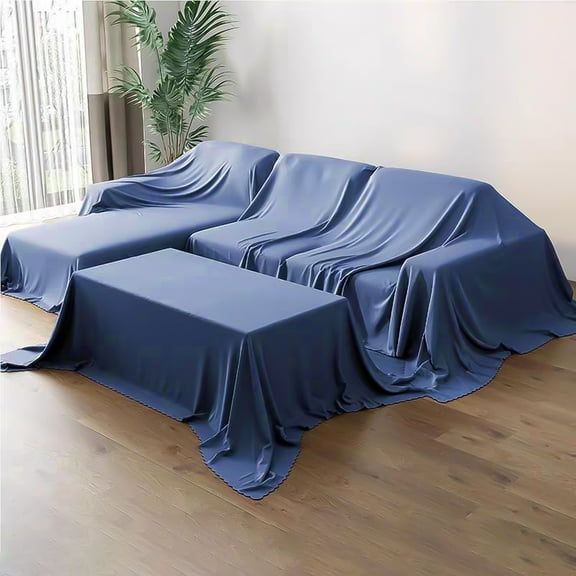 Furniture Dust Cover for Bed 79inch Polyester Bed Sheet Mattress Protection Cover Washable Sofa Protector for Sofas Chairs Home