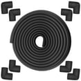 thumbnail image 1 of Furniture Edge and Corner Guards, Baby Proofing Edge Safety Gurards with 3M Tape, 16.4ft Table Corner Protector for Chair Desk Coffee, Black, 1 of 8