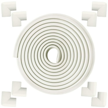 Furniture Edge and Corner Guards, Baby Proofing Edge Safety Gurards with 3M Tape, 16.4ft Table Corner Protector for Chair Desk Coffee, White