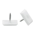 thumbnail image 1 of Furniture Feet Nail, Square Chair Table Leg Protector Pad 18mm x 12mm Plastic 80pcs, 1 of 4
