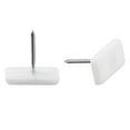 thumbnail image 2 of 100 PCS Chair Table Furniture Leg Bottom Feet Plastic Pads Glides Skid Nail Wood Floor Protector Noise 2 of 13