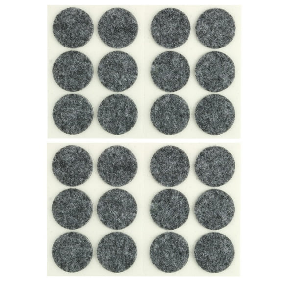 Furniture Felt Round shaped Non Scratch Floor Protectors Pads 24 Pcs