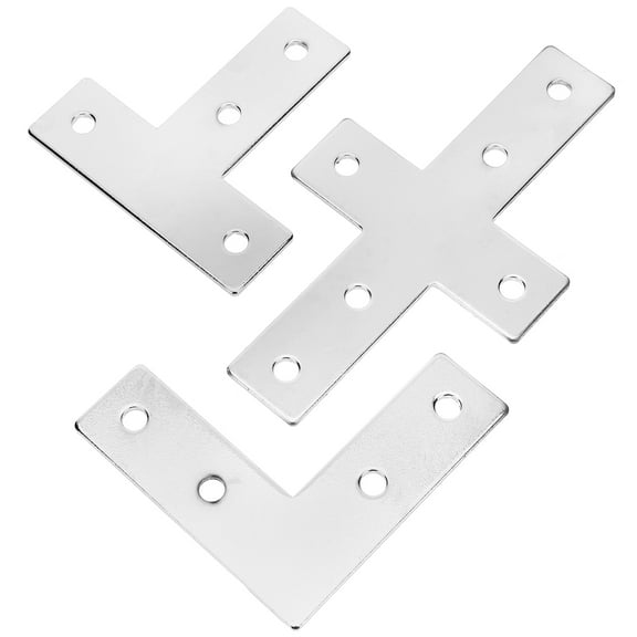 ifundom l-shaped bracket Mending Plate Anodized Aluminum 3-Pcs for 3D Printer Projects