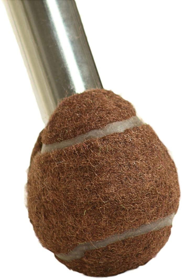 Furniture Footies Small PreCut Tennis Ball Glides for Chairs Desks Tables Stools Walkers Leg Floor Protector Heavy Duty Long Lasting Felt Pad Glide Coverings for Hard Floor Surfaces-2.4 Inch 4 Count