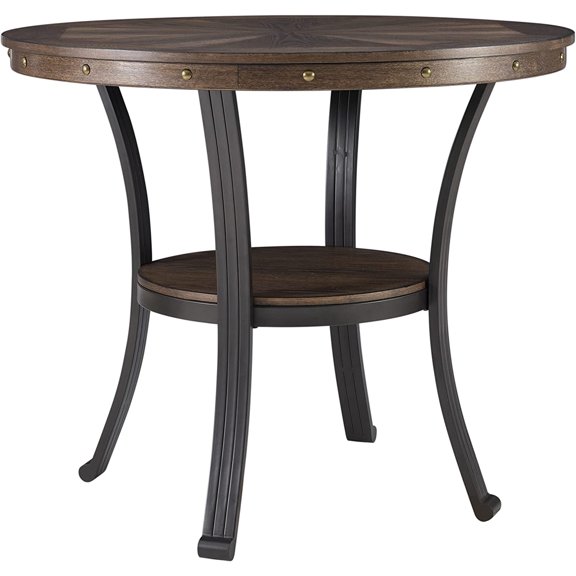 Furniture Franklin Side Table, Small, Brown
