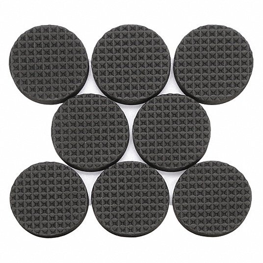 Set of 32, 1” (25mm) Round Peel & Stick Gripper Pads, Brown/Black –  CB147-32