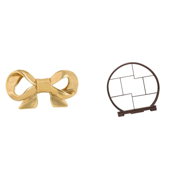 Furniture Handle Brass Bowknot Cabinet Pull Wood Display Stand Artistic Organizer for Kitchen Drawer Bathroom Wardrobe