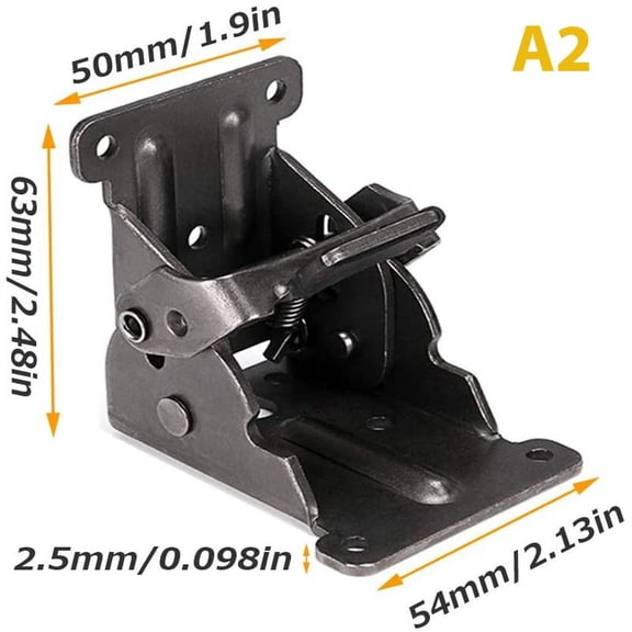 Furniture Hardware Folding Accessories 90 Degree Self-Locking Folding Hinge