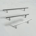 thumbnail image 1 of Villar Home Designs 35 Pack Modern Round Stainless Steel Cabinet Drawer and Kitchen Silver Pulls by  Hole Center 3 3/4'', 1 of 9