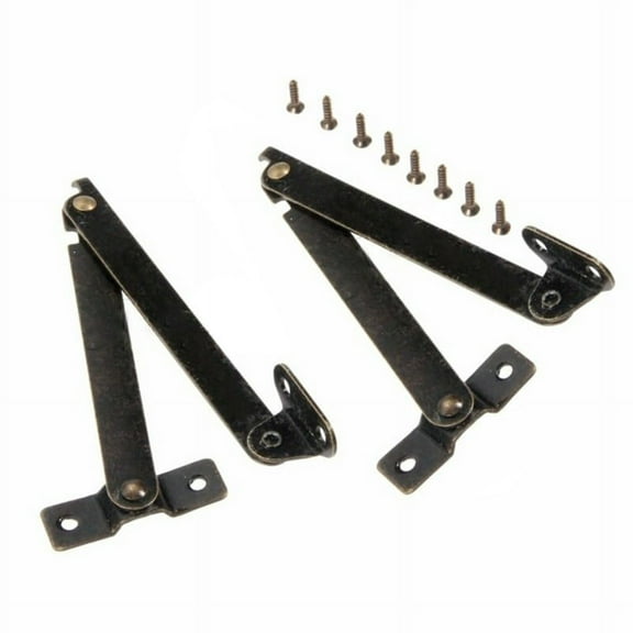 Furniture Hardware Jewelry Chests Box Lid Display Cabinet Support Stay Hinge Antique Decorative Hinges Large Boxes Cases Display