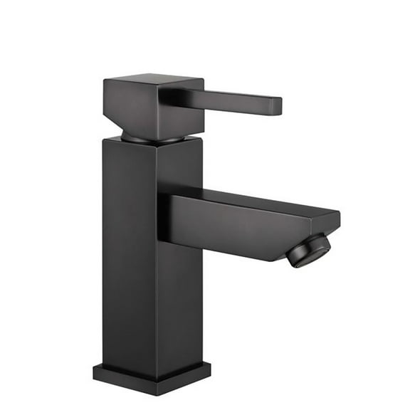 Furniture Indoor Decorative Bathroom, Washroom, Kitchen Upc Faucet With Drain-Oil Rubber Black