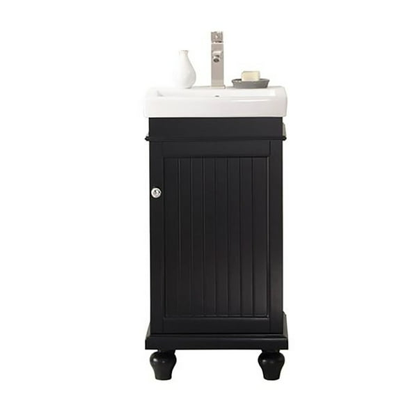 Furniture Indoor Home Decorative Bathroom, Washroom, Kitchen 18" Espresso Sink Vanity