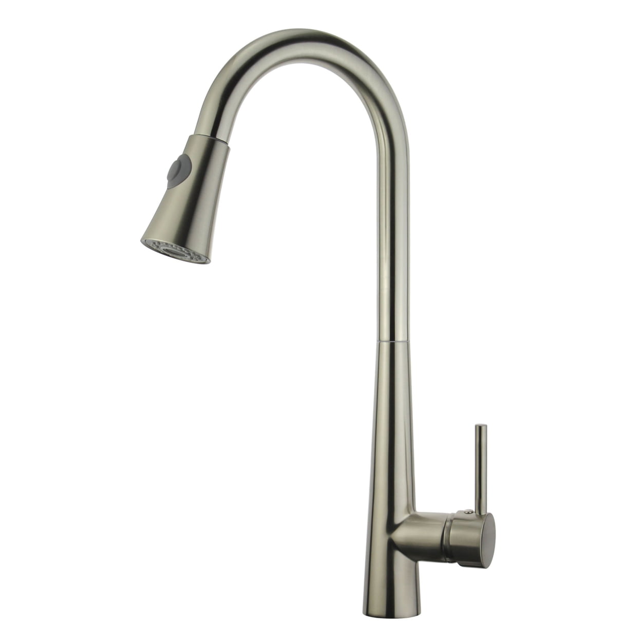 Furniture Indoor Home Decorative Bathroom, Washroom, Kitchen Upc Kitchen Faucet With Deck Plate - Brushed Nickel