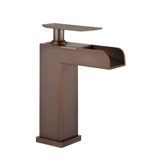 Furniture Indoor Home Decorative Washroom, Kitchen Upc Faucet With Drain-Brown Bronze