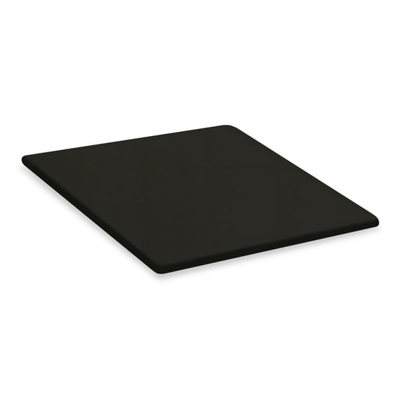 The Furniture King Lazy Susan 19" Square Black Vinyl Covered Custom Turntable for Dining Room, Entertaining, RV, Patio, Kitchen, Picnic, BBQ or Food Service