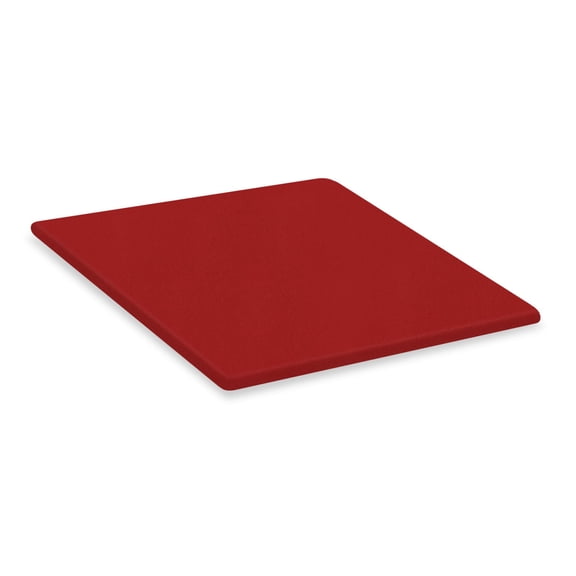 The Furniture King Lazy Susan 24" Square Red Vinyl Covered Custom Turntable for Dining Room, Entertaining, RV, Patio, Kitchen, Picnic, BBQ or Food Service