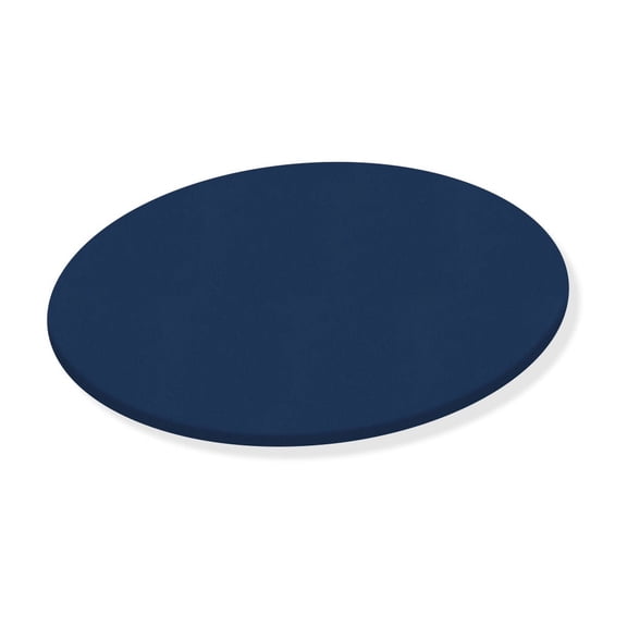 The Furniture King Lazy Susan 25" Round Marlin Blue Vinyl Covered Custom Turntable for Dining Room, Entertaining, RV, Patio, Kitchen, Picnic, BBQ or Food Service