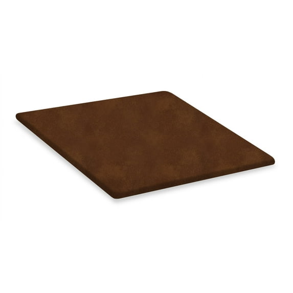 The Furniture King Lazy Susan 26" Square Chestnut Brown Vinyl Custom Turntable for Dining Room, Entertaining, RV, Patio, Kitchen, Picnic, BBQ or Food Service