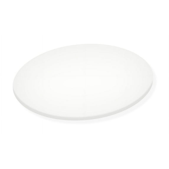 The Furniture King Lazy Susan 28" Round White Vinyl Covered Custom Turntable for Dining Room, Entertaining, RV, Patio, Kitchen, Picnic, BBQ or Food Service