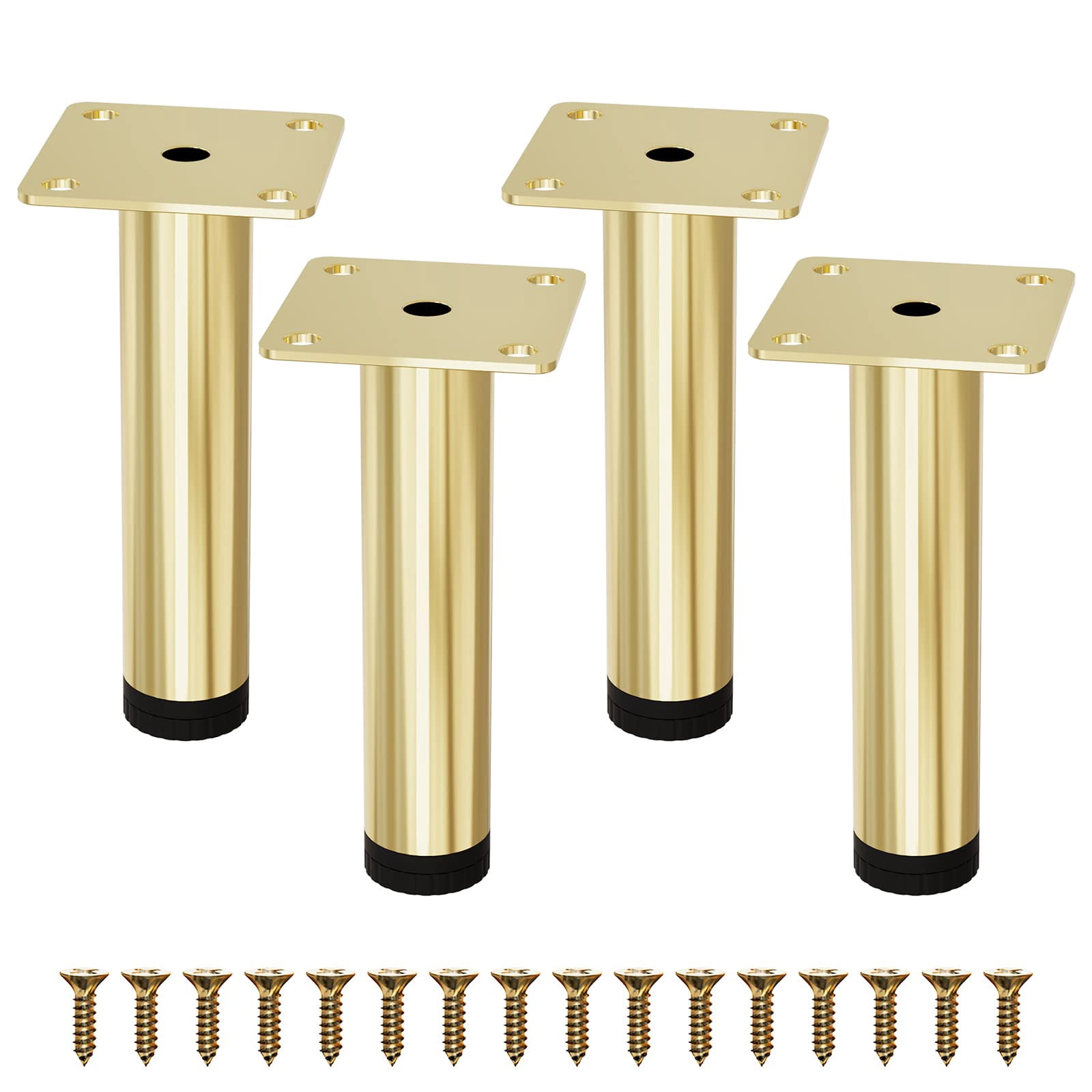 Furniture Legs 4 inches, Legs for Furniture Modern Metal Legs Furniture ...