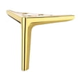 thumbnail image 1 of Furniture Legs, Modern Metal Furniture Sofa Cabinet Legs - DIY Replacement Feet Triangle for Furniture, Cabinet, Sofa, Couch, Bed, Desk, Dresser, Table Feet Support, Gold, 5.9 Inch, 1 of 8