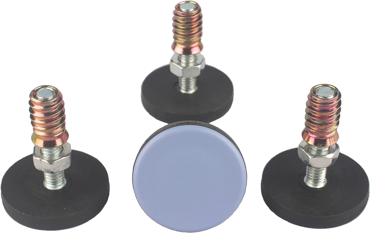 Furniture Leveler PTFE(Teflon) Bottom(50mm Large Base 3/8-16,4 Pack ...
