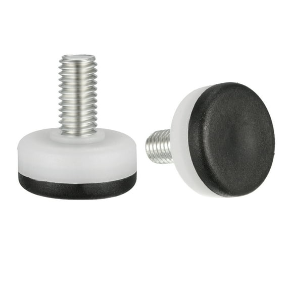 Furniture Levelers, 14mm to 22mm Adjustable Height M10 x 18.5mm Threaded, 12Pcs