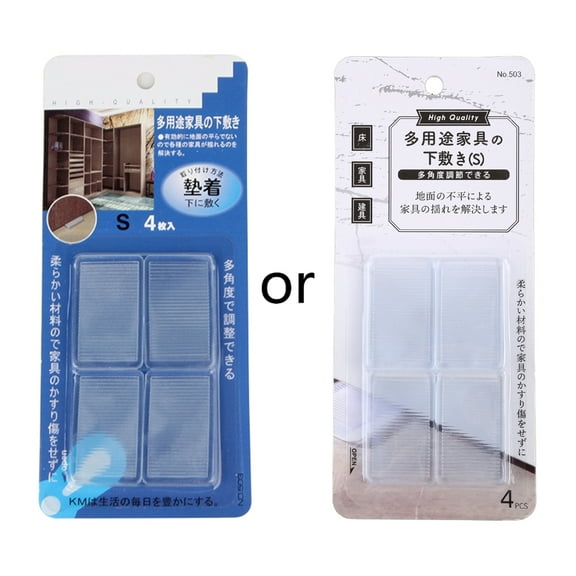 Furniture Leveling Wedges Toilet Shims Leveling Shims Duty Slip-Resistant Rubber Restaurant Furniture Pads Wedges PVC