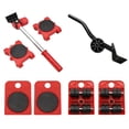 thumbnail image 1 of Furniture Lift Mover Tool Set with Adjustable Height Lifter Lever and 4 Sliding Pads, Heavy-Duty Steel Furniture Moving Sliders for Moving Heavy Furniture and Appliances, 1 of 3