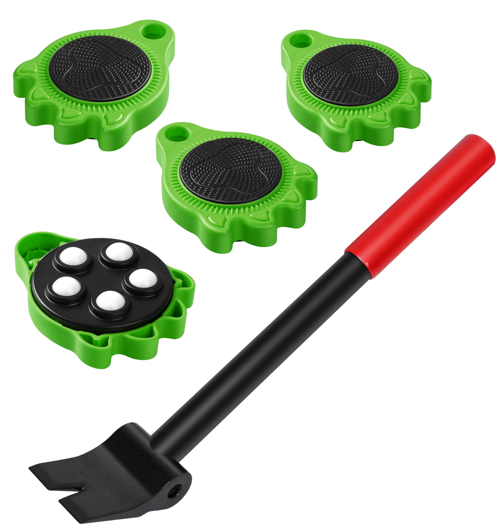 Furniture Lift Mover Tool Set - Furniture Movers Can Withstand Up to 800 Ibs, 360°Sliding Function, Furniture Lifter Have Self-Adjusting Bases， Heavy Item Furniture Moving Tool Without Falling